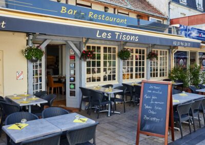 Restaurant Les Tisons à Ouistreham - Extérieur